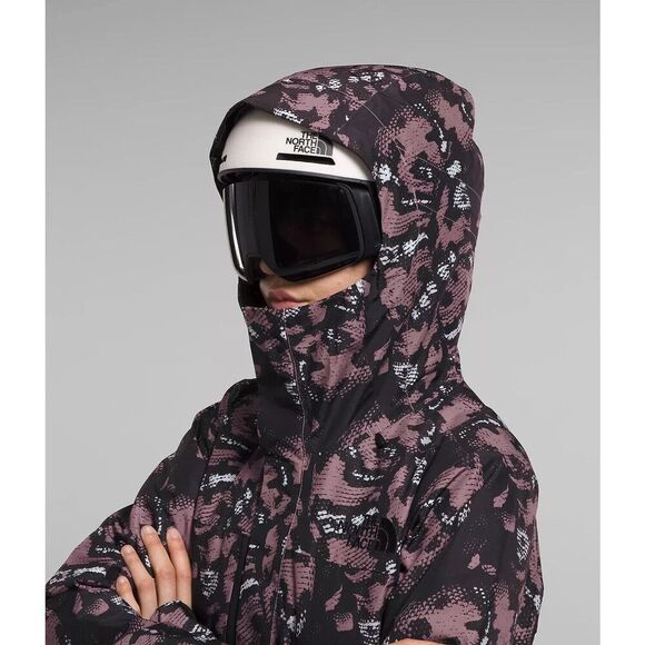 The North Face Freedom Jacket Womens Fawn Gray Black Snake Charmer Print APP2599 - Picture 10 of 12